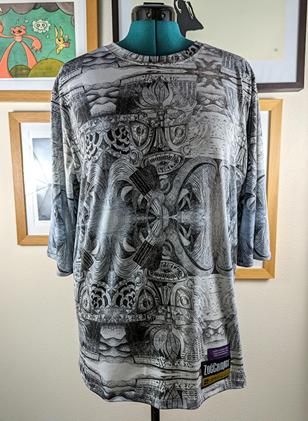 flamingo-tshirt-black-white