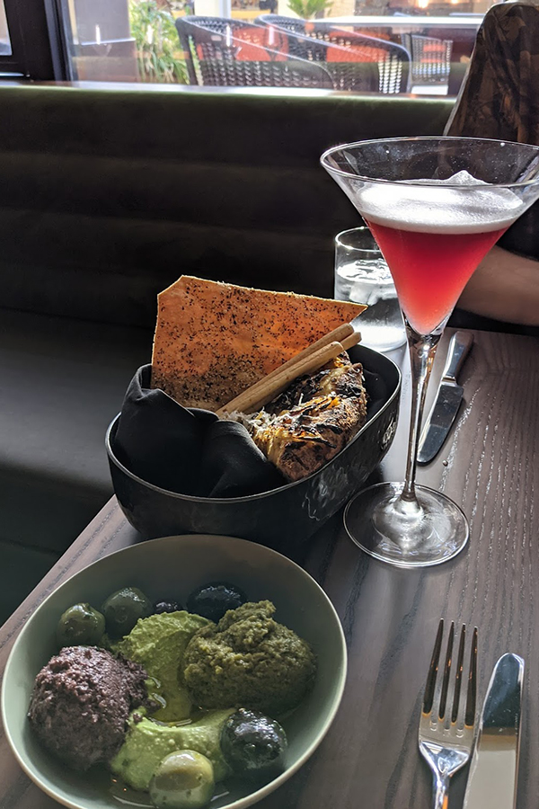 Best Bread Service in Town @ Olives at Virgin Hotel and Casino. Yum yum yum!