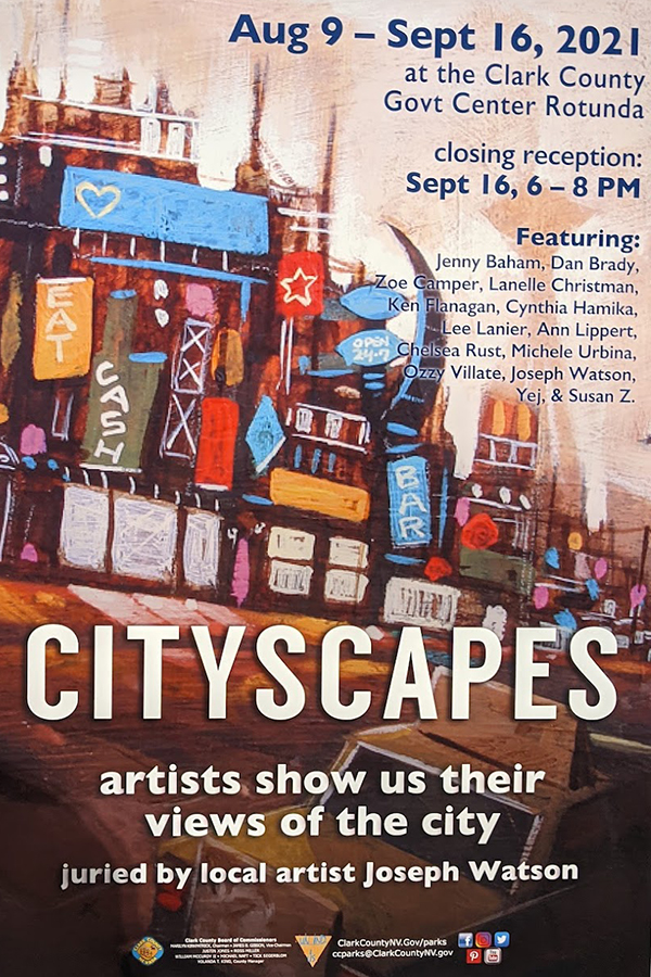 Cityscapes exhibition at Rotunda Gallery City Hall.